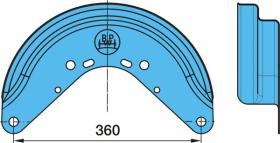 BPW 0301091530 - CHAPA PROTECTORA FRENO 120 SB3745 OFFROAD