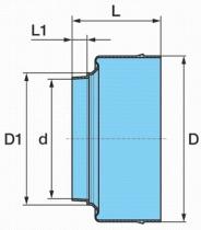 BPW 0312045150 - ANILLO DE ESTANQUEIDAD BUJE ECO-PLUS 8T D=95/67X49,5