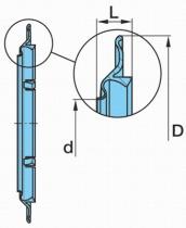 BPW 0312048130 - ANILLO ESTANQUEIDAD ECO-PLUS 10T D=168/133X15