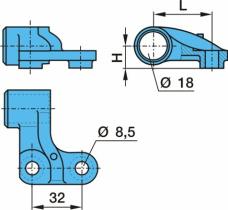 BPW 0318907100 - SOPORTE DCH. SENSOR ABS 9T