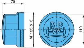 BPW 0321224020 - TAPACUBO ANTIGUO EJES 10-12T 125X3