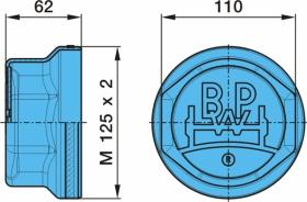 BPW 0321224070 - TAPACUBO 10T 125X2 SW 110