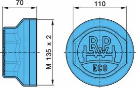 BPW 0321225080 - TAPACUBO ECO 10T 135X2 SW 110