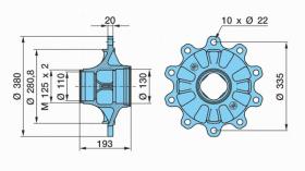 BPW 0327230970 - BUJE HS/Z 8010 ECO-MAXX