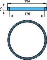 BPW 0331008140 - CORONA ABS H 10T 100 DIENTES