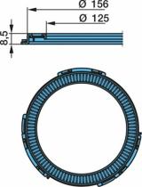 BPW 0331008510 - CORONA ABS ECO-PLUS 6,5-9T 100 DIENTES