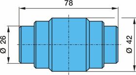 BPW 0333134050 - RODILLO ZAPATA SN3620/4220-2 Ø 26