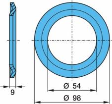 BPW 0337025160 - ANILLO TOPE 8T ECO 98/54X9