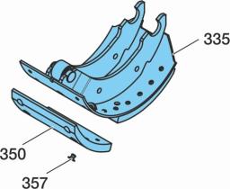 BPW 0509119221 - ZAPATA DE FRENO CON FORRO SN3620 1.995