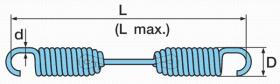 BPW 0539746120 - MUELLE TENSOR ZAPATA NR 167 X 24 X 4 1.990