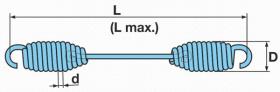 BPW 0539758030 - MUELLE TENSOR ZAPATA H 268 X 33,8 X 5,3 DESDE 1.995