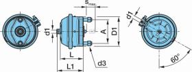 BPW 0544433010 - CILINDRO DE FRENO BPW DE MEMBRANA 18"