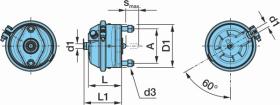 BPW 0544433020 - CILINDRO DE FRENO BPW DE MEMBRANA 18"