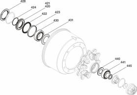 BPW 0980102720 - KIT REPARACIÓN RODAMIENTOS ECO H./K./N. 6,5-9T