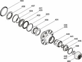 BPW 0980106500 - KIT COMPLETO DE BUJE K/-/- 9010 ECO 03.272.27.41.0