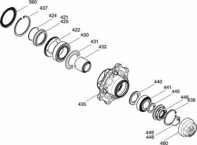 BPW 0980106690 - KIT COMPLETO DE BUJE K/-- 9008 ECO-PLUS 03.272.46.28.2