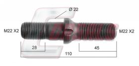 CASALS 21158 - PERNO RUEDA DOBLE BPW