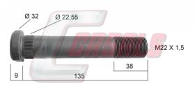 CASALS 21222 - PERNO IVECO