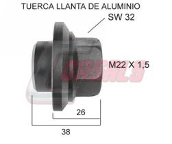 CASALS 21256 - TUERCA M22X1,5 LLANTA ALUMINIO