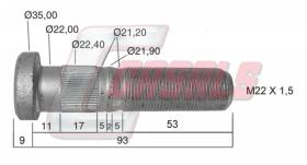 CASALS 21284 - PERNO SAF