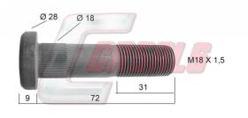CASALS 21390 - PERNO RUEDA DELANTERA R.V.I.
