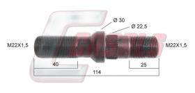 CASALS 21414 - PERNO RUEDA TRAILOR