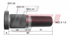 CASALS 21461 - PERNO FRUEHAUF DE DISCO