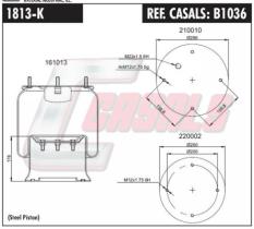 CASALS B1036 - SUS.NEUMATICA SAF,ROR,LECITRAILER