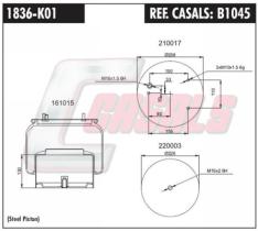 CASALS B1045 - SUS.NEUMATICA DAF