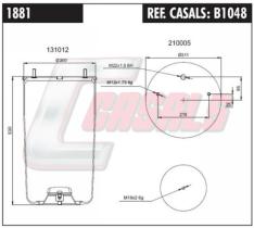 CASALS B1048 - SUS.NEUMATICA BPW 36 SEMI