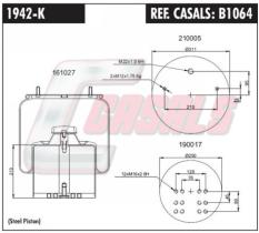CASALS B1064 - SUS.NEUMATICA BPW.36 GRANDE