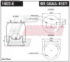 CASALS B1071 - SUS.NEUMATICA SAF