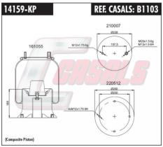 CASALS B1103 - SUS.NEUMATICA MONTENEGRO