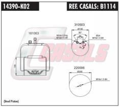 CASALS B1114 - SUS.NEUMATICA MER.ACTROS 2 TOMAS