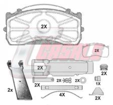 CASALS BKM1277 - KIT PASTILLAS DE FRENO