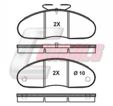 CASALS BKM627 - KIT PASTILLAS DE FRENO