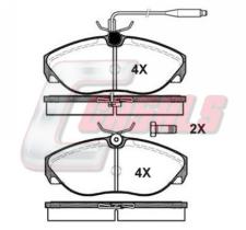 CASALS BKM967 - KIT PASTILLAS DE FRENO CITROEN FIAT PEUG