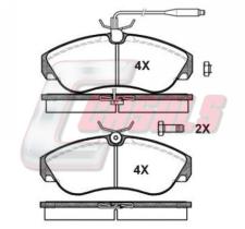 CASALS BKM968 - KIT PASTILLAS DE FRENO CITROEN FIAT