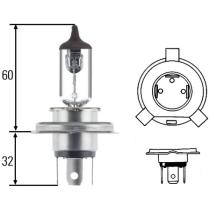 Hella 8GJ002525131 - Lampara  H4 12 V 60/55W