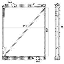 NRF 519577 - Radiador refrigeración MERCEDES