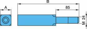 BPW 0317724380 - PERNO ROSCADO M24X 85 VK.40  200 GES.-LG