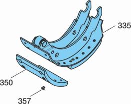 BPW 0509146141 - ZAPATA DE FRENO CON FORRO 4218    T090   F GROLLE