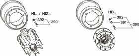 BPW 0586503020 - TORNILLO + TUERCA PARA UNIR BUJE Y RUEDA TRILEX