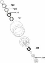 BPW 0980102980 - KIT REPARACION RODAMIENTOS H./K..10-12T