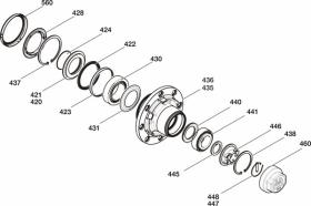 BPW 0980106530 - KIT COMPLETO DE BUJE K/-/- 10008E W