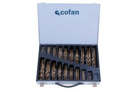 Cofan 04010974 - MALETIN SURTIDO BROCAS COBALTO 1-10 - 125 Unds.