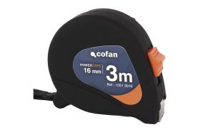 Cofan 10513016 - FLEXÓMETRO ANTIDESLIZANTE 16MM X 3 MTS