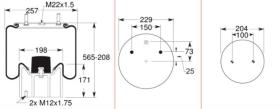 Firestone W01M586297 - Fuelle Suspension MERCEDES