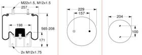 Firestone W01M587074 - Fuelle Suspension Neumatica