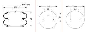 Firestone W01M587679 - Fuelle Suspension SCHMITZ CARGOBULL / MERITOR